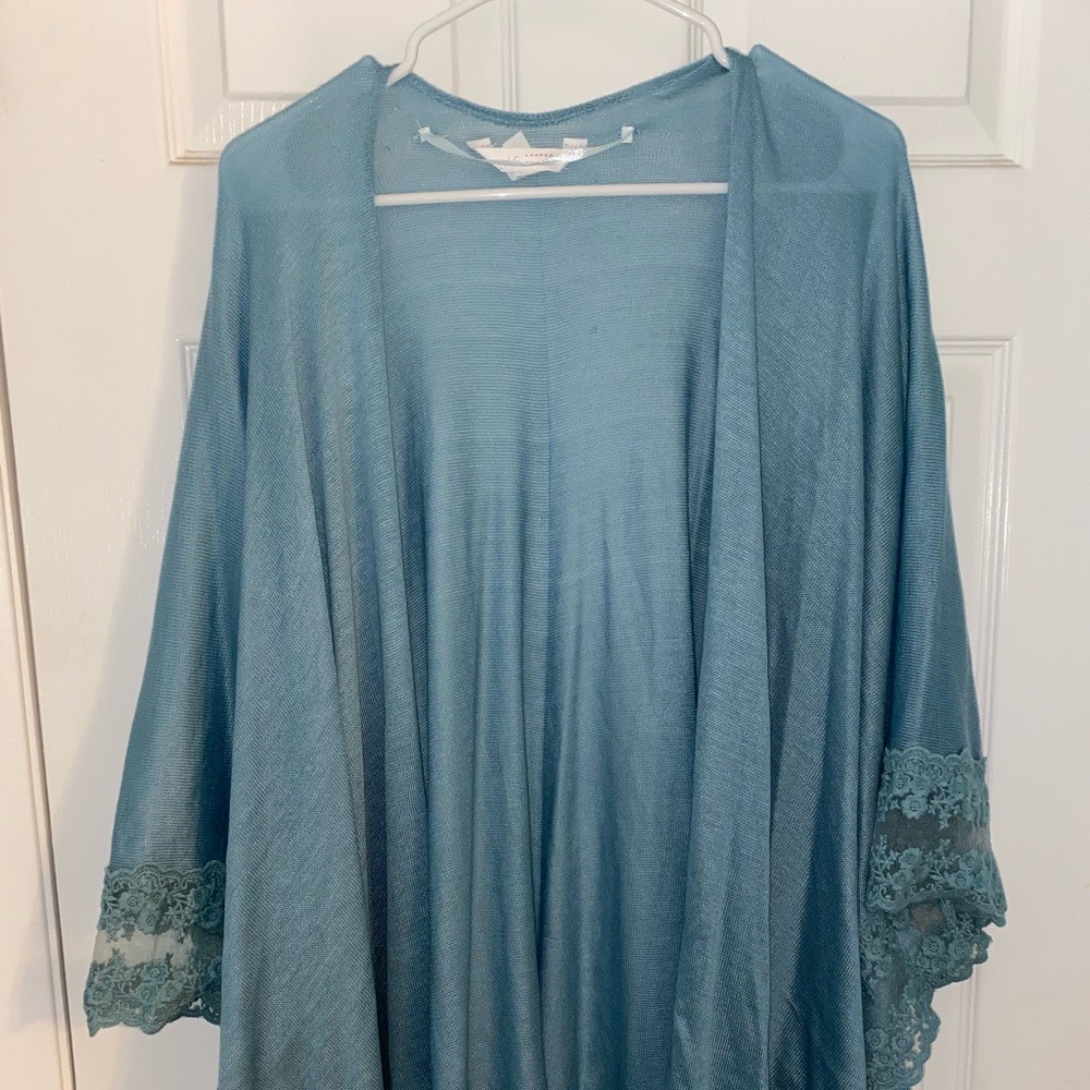 Lauren Conrad blue cardigans size large